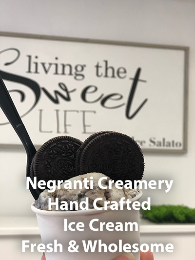 Negranti Creamery, Hand Craft Sheep's Milk and Cow's Milk Ice Cream, Fresh, Wholesome and Real 