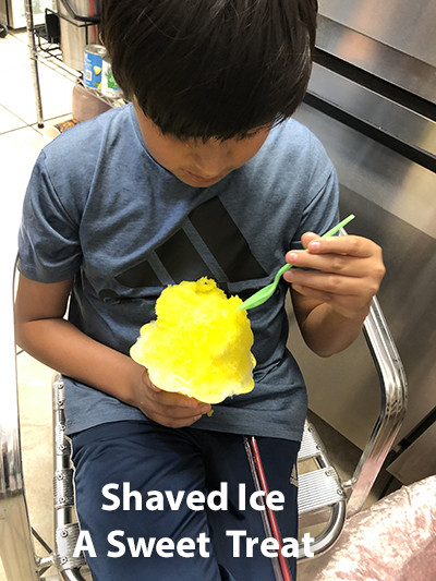 Shaved Ice, A Sweet and Healthy Treat